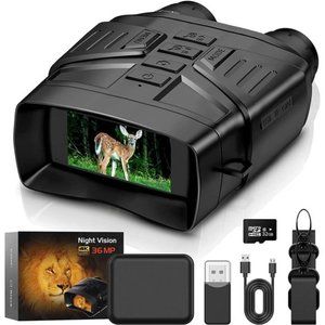 Night Vision Goggles 4K FHD Binoculars Infrared Scope , 3'' Screen with 32GB